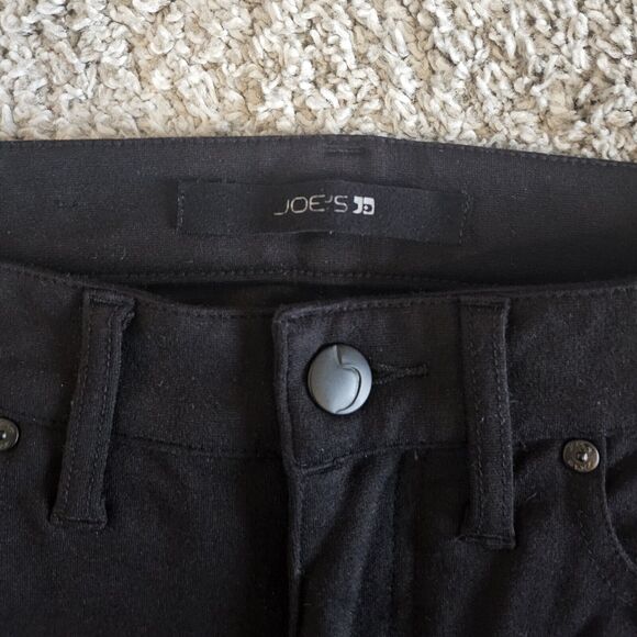 Joe's Jeans Women's Black Mid Rise Stretch 5 Pocket Skinny Jeggings Size 24 - Picture 5 of 8